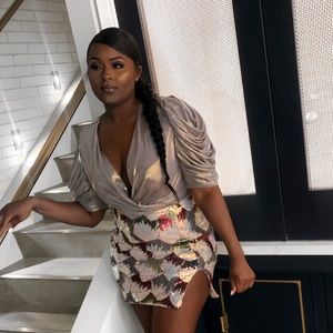 Balloon Sleeve Bodysuit